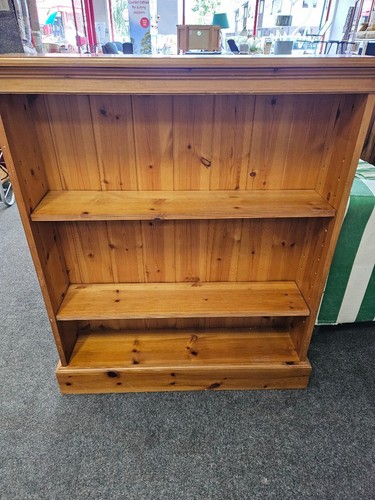 Brown wood bookcase with - with, 2