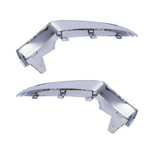 Front Bumper Chrome Trim Molding PAIR L&R For Mercedes W212 E350 2014 -2016