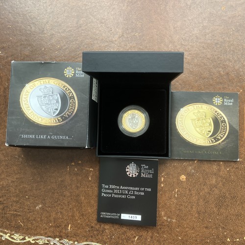 2013 silver proof piedfort - 2013,