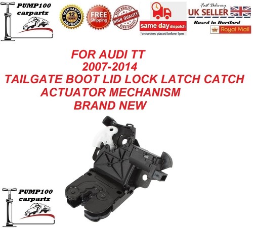 Boot lock for audi - audi, tt