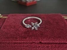 Pandora Sparkling Herbarium Cluster Open Ring ale s925 - Size 56