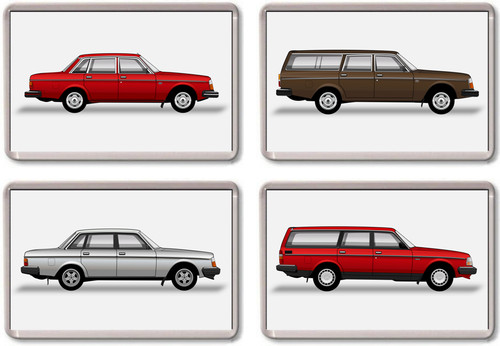 Fridge magnet volvo 200 - -,