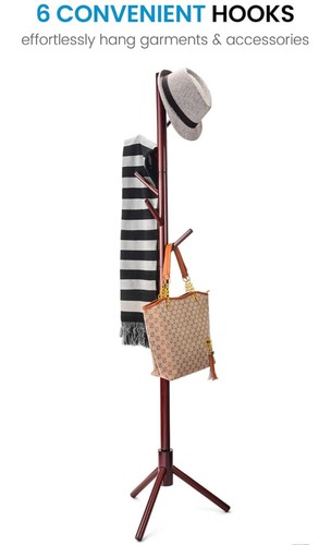 Coat rack with hooks - hooks, high