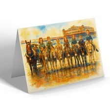GREETING CARD - The Donkeys at