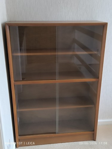 Vintage bookcase with - bookcase,