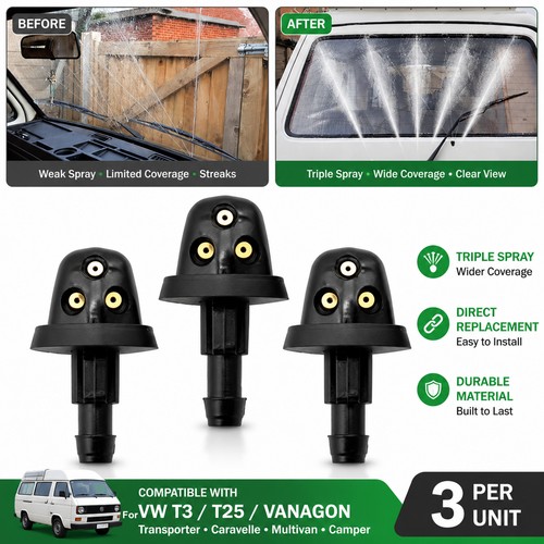 Pcs triple jet windscreen - pcs,