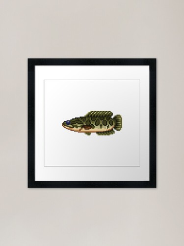 Giant snakehead framed art - giant,