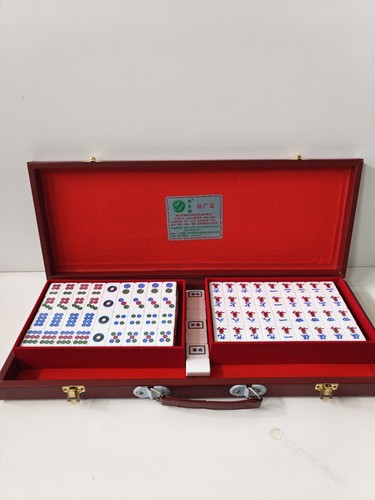 Vintage mahjong set - set, in