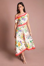 Coast Ivory Fit & Flare Dress