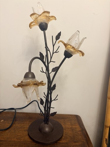 Vintage lotus tulip light - lotus, 3-light