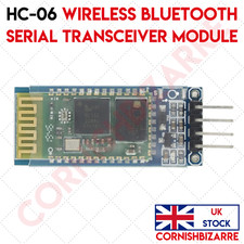 HC-06 ARDUINO ANDROID WIRELESS BLUETOOTH SERIAL 5V TRANSCEIVER MODULE - UK STOCK