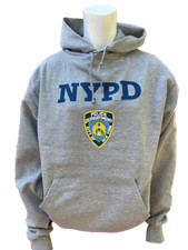 Jerzees Activewear Authentic NYPD Hoodie Sweatshirt Small/Medium ""BRAND NEW""