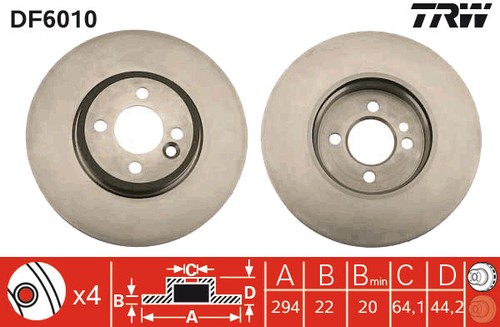 New brake disc for - 2x,