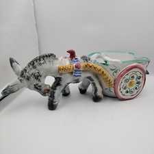 Vintage donkey and cart