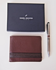 Daniel Hechter Wallet and Pen Gift Set NEW in box ~ Freepost UK✅