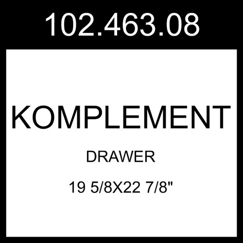 Ikea komplement drawer white - ikea,