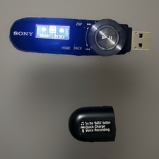 Sony Walkman Black (4GB) MP3 Digital Media Player - comes with instructions 