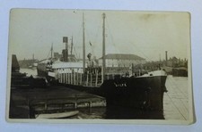 EARLY RP POSTCARD SWEDISH TIMBER CARRIER SHIP "GYLFE" AT GREAY YARMOUTH