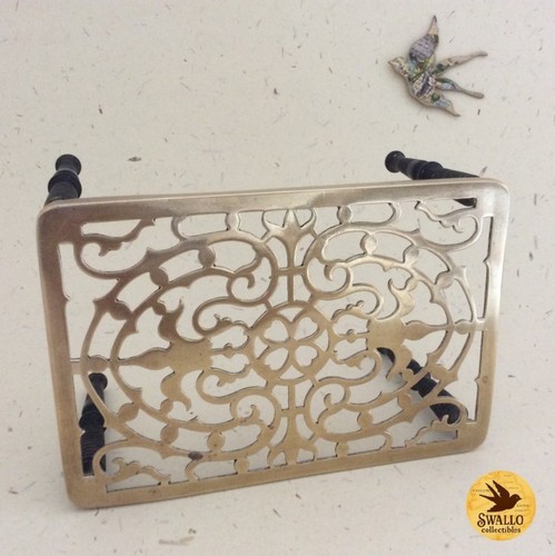 Victorian brass trivet - ,