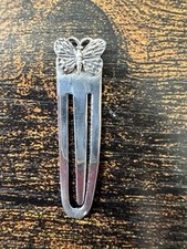 Sterling 925 Solid Silver Butterfly Bookmark New 4cm Booktok Gift