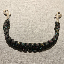 Black rainbow glitter saddle