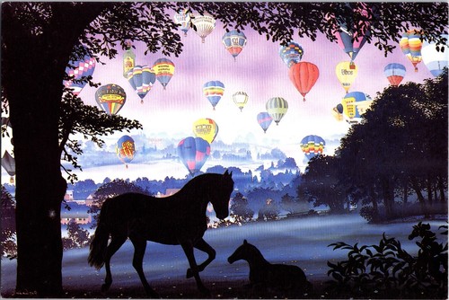 Postcard morning ascent - postcard,
