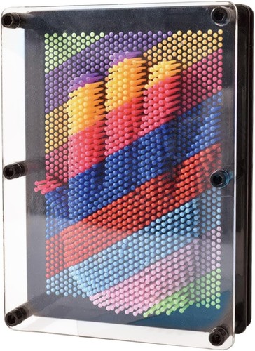 Pin art toy large size - 3d, 6"