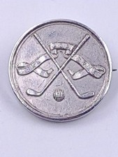 Vintage Sterling Silver Golf Club Badge S.G.C October 1932 Hallmark WJD 1931