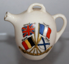 WWI WILLOW ART CRESTED CHINA