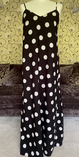 Primark black white polka - black,