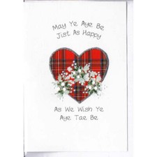 Scottish Wedding Card - Wee