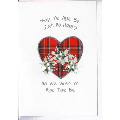 Scottish wedding card - scottish,