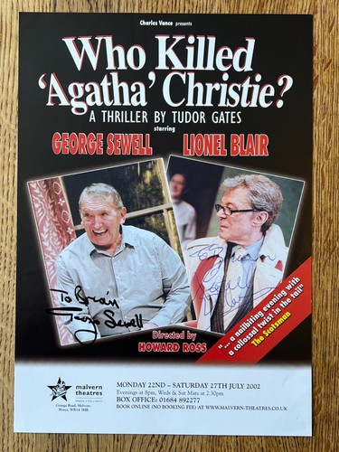 Signed theatre flyer - flyer, 2002