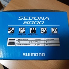 Shimano 171SEDONA 8000 Spinning Reel in Box New