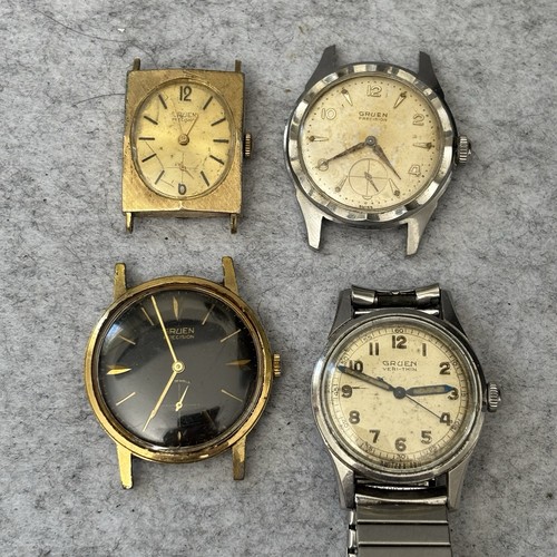Broken vintage gruen precision - gruen,