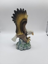 Vintage Ceramic Bald Eagle In Hunting Mode Figurine