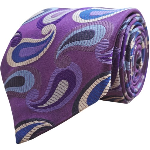 Duchamp london mens tie purple - london,