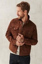 Men's Genuine Brown Suede