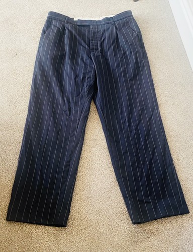 Boden navy pinstripe tailored - boden,