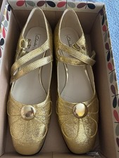 Orla Kiely Gold Clarks