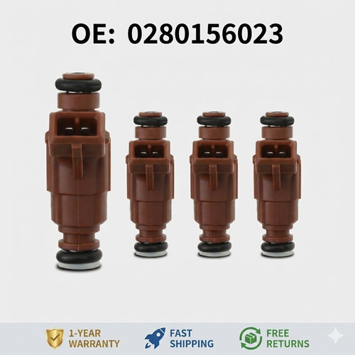Red fuel injectors - 4x,