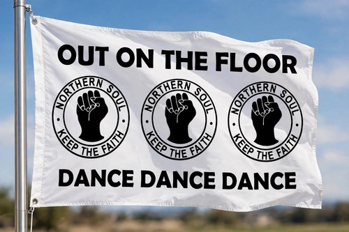 Northern soul 5x3 feet flag - 5x3,