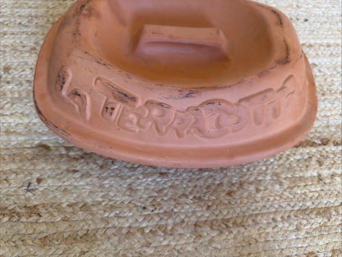 Terracotta cooking pot - terracotta,