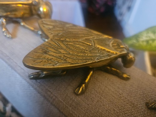 Vintage brass bug fly - vintage, bug-fly
