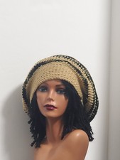 Beret Tam Hat Rasta Hippie Dreads Beanie Reggae Cap Dreadlocks Slouchy One Size