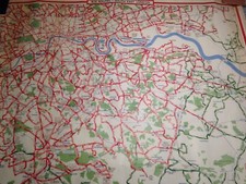 LONDON TRANSPORT POSTER MAP