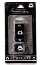 QUALITY BLACK O'MIN MAGNETIC METAL POOL SNOOKER CUE CHALK HOLDER CLIP NEW bnip