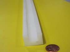 UHMW White U Channel 1/4" Wall