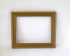 Vintage Classic Reeded Gold Gilt Picture Frame Inner 14” X 11”