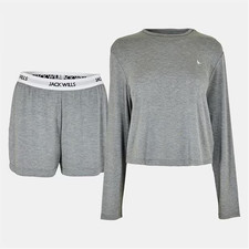 Jack Wills Womens Grey Pyjama
